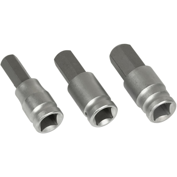 Performance Tool 3 pc. Hex Bit Socket Set, Metric, 12/14/17 mm W86023 - main