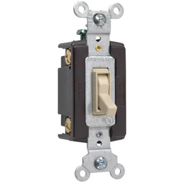 Yhior 664IGCC12 4 Way Toggle Switch, 15A, Ivory YH601457 - main