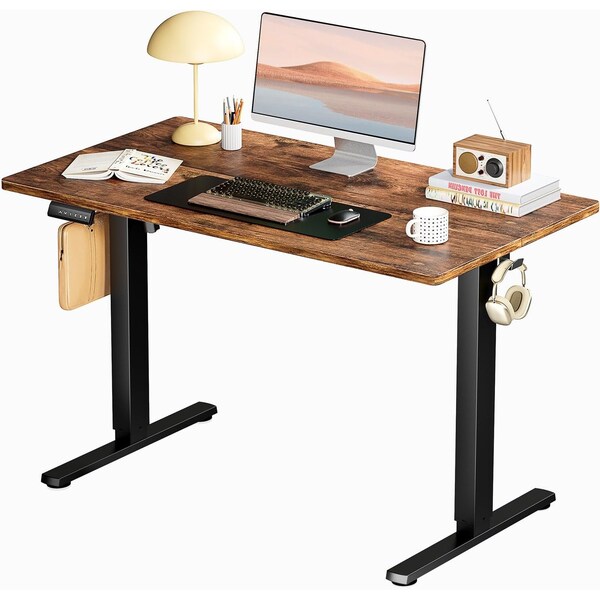 Simple Deluxe Electric Standing Desk, Standing Desk Adjustable Height, 24x40 Inches Sit Stand up Desk, Ergonomic 3A88TDESKP4024V3BRN - main