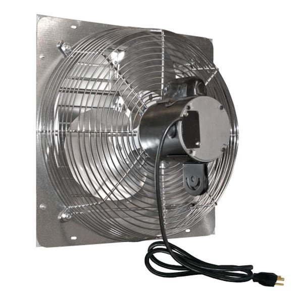Defenseguard J and D 12 In. Shutter Exhaust Fan With Cord DE2593316 - main