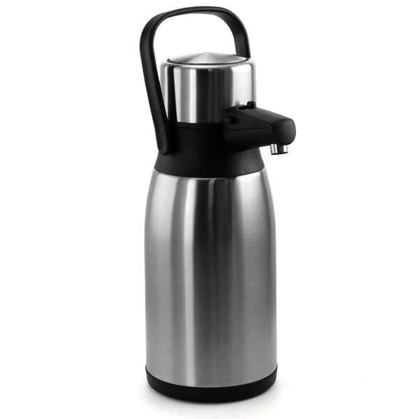 Megachef 3.17 Quart Stainless Steel Airpot Hot Water Dispenser for Coffee and Tea MG-ASUD030 - main