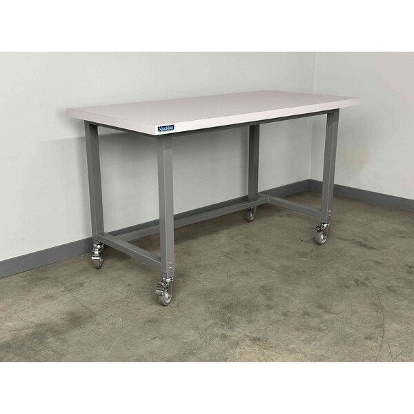 Stackbin Workbench, Mobile, Tubular, Frame E4830-1012-BG - main