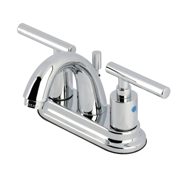 Kingston Brass Double-Handle 4" Centerset Bathroom Faucet with Pop-Up Drain, Polished Chrome FB5611CML - main