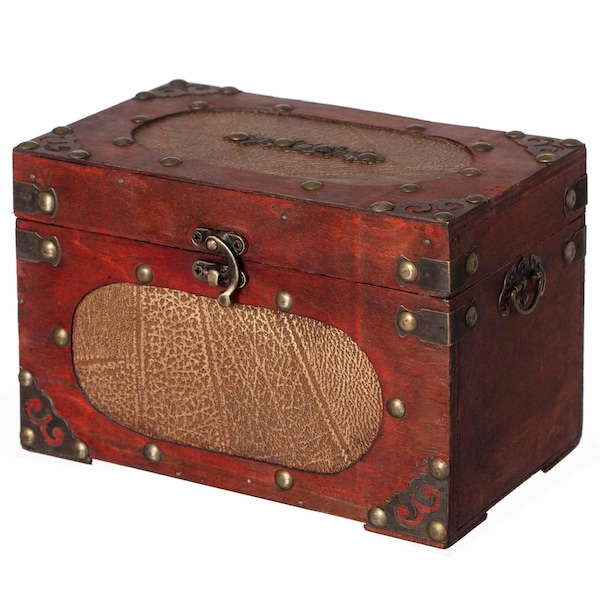 Vintiquewise Decorative Wooden Index and Recipe Card Box Ideal for Bridal Showers and other Special Occasions QI003015NEW - main