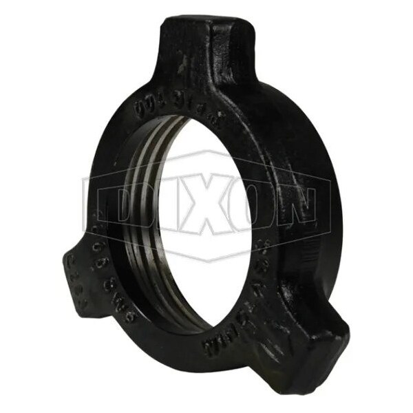 Dixon FIG 100 1 pc Wing Hammer Union Nut, Female ACME Thread, 4 in Thread, 1-27/32 in H, Forged Steel HU100400N - main