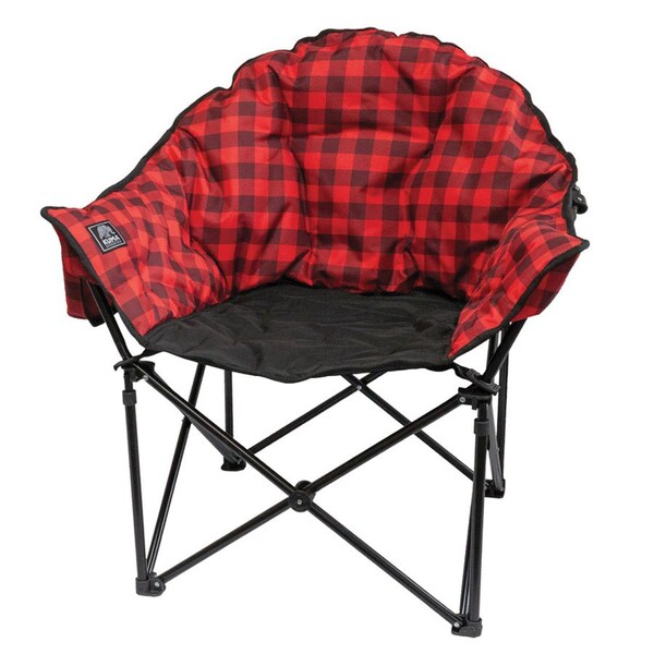 Kuma Outdoor Gear KUMA KM-LBCH-RB Lazy Bear Chair - Red Plaid 433-KM-LBCH-RB - main