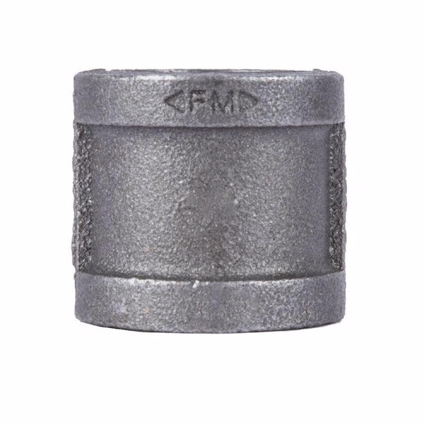 Stz Industries 3/8 in. FIP each X 3/8 in. D FIP Black Malleable Iron Coupling 310CO-38 - main