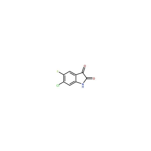 Ak Scientific 5-Fluoro-6-chloroisatin (5g), CAS 96202-57-2 X6199-5g - main