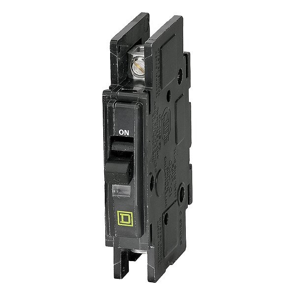 Square D Miniature Circuit Breaker, QO Series, 15A, 1 Pole, 120/240V AC, 22kA at 120/240V AC QOU115VH - main