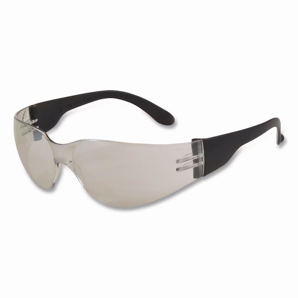 Bouton Optical Safety Glasses, Anti-Scratch, Clear Lens, Black Frame 250-01-0002 - main
