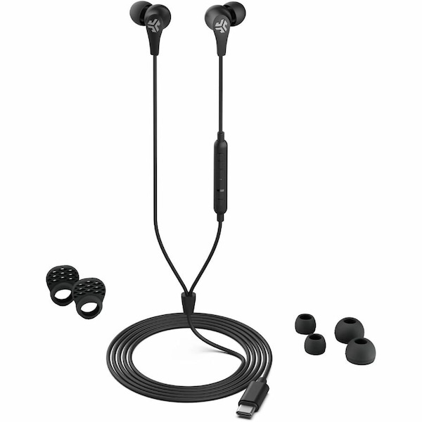 Jlab JBUDS PRO WIRED EARBUDS USB-C BLACK (ENGLISH PACKAGING ONLY) EPROTPCRBLK123 - main