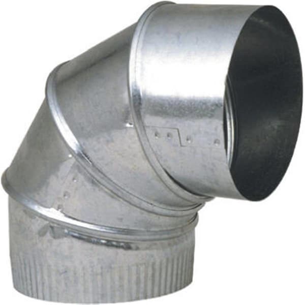 Imperial Mfg GV0293C 6 in. Adjustable 24GA HVAC Furnace Elbow, 8PK 280909 - main