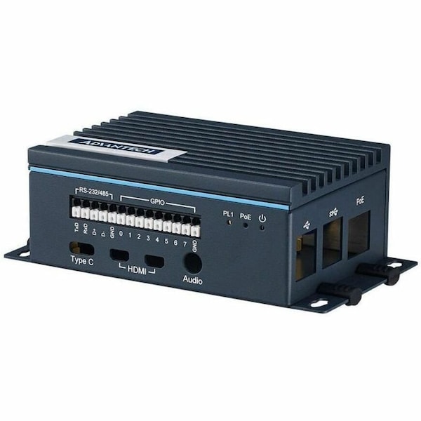 Advantech Industrial Raspberry Pi 4 HAT Gateway Kit with PoE Function UNO-220-P4N2AE - main
