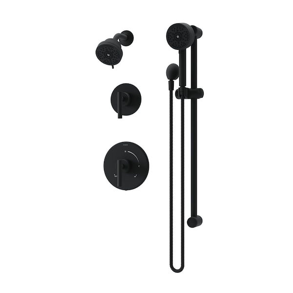 Symmons Dia HydroMersion Double Handle Shower Trim Kit with Hand Spray (Valve Not Included) 3595BMB15TRM - main