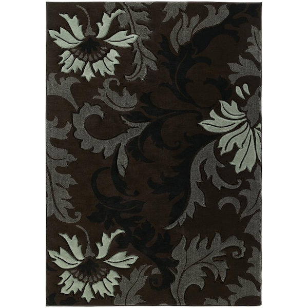 United Weavers 2 ft. 7 in. x 4 ft. 2 in. Contours Orleans Accent Rug, Smoke Blue 510 21166 35C - main