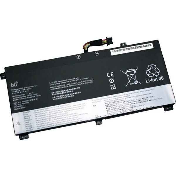 Battery Technology REPLACEMENT BTI BATTERY FOR LENOVO THINKPAD T550 T550S W550S 45N1741 45N1743-BTI - main