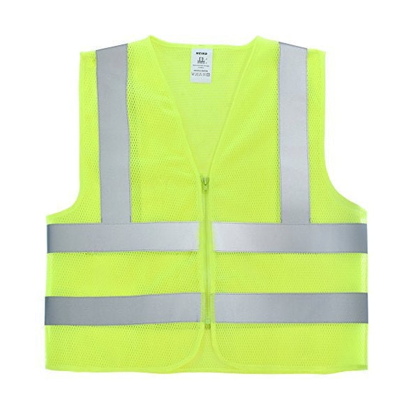 Neiko High-Visibility Safety Vest with Reflective Strips, Neon Yellow, XX-Large for Safety 53959A - main