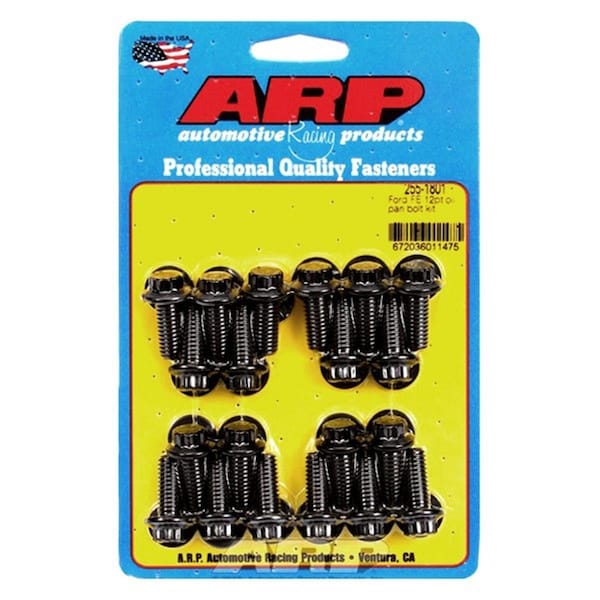 Arp 255-1801 12 Point Oil Pan Bolt Kit for Ford FE ARP255-1801 - main