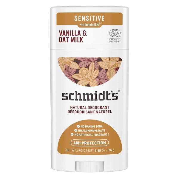Schmidts Oat Milk and Vanilla Aluminum Free Deodorant, 2.65 Ounce, 12PK 69640666 - main