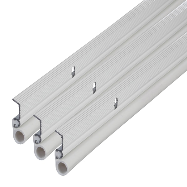 M-D Building Products White Aluminum and Vinyl Screw-on Top and Sides Door Seal Kit 01958 - main
