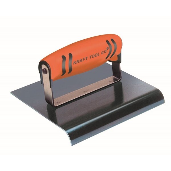 Kraft Tool Kraft Tools 6"x3" 1/2" R Blue Steel Hand Edger with ProForm Handle CF570PF - main