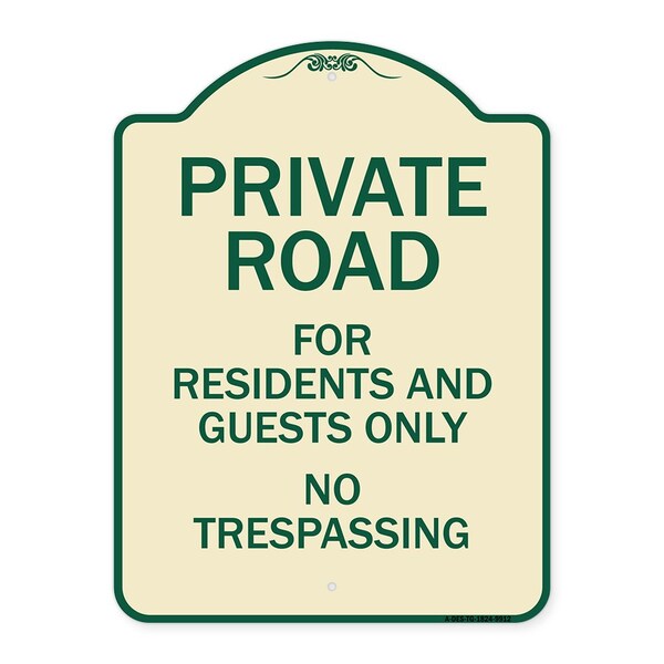 Signmission Tan & Green, 18 Inch x 24 Inch, Heavy Gauge Aluminum A-DES-TG-1824-9912 - main
