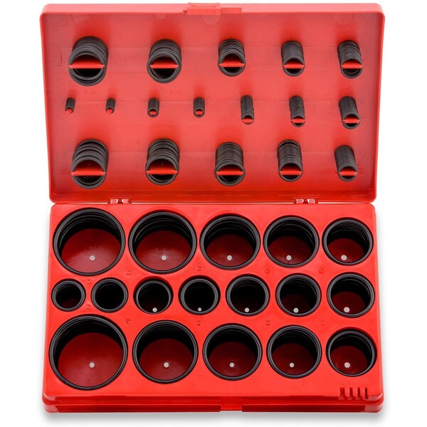 Neiko Rubber O-Ring Assortment Kit, Buna-N Gasket Sealing Replacement O-Rings, 32 Metric Sizes, 419-Piece 50444A - main