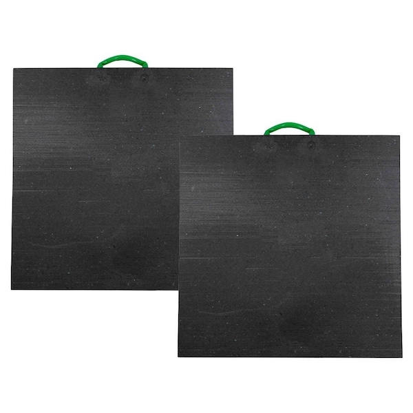 Mytee Products Medium Outrigger Pad 30in x 30in 2in Black for Crane, Wrecker, Tow Truck, 2PK ORP-303020x2 - main