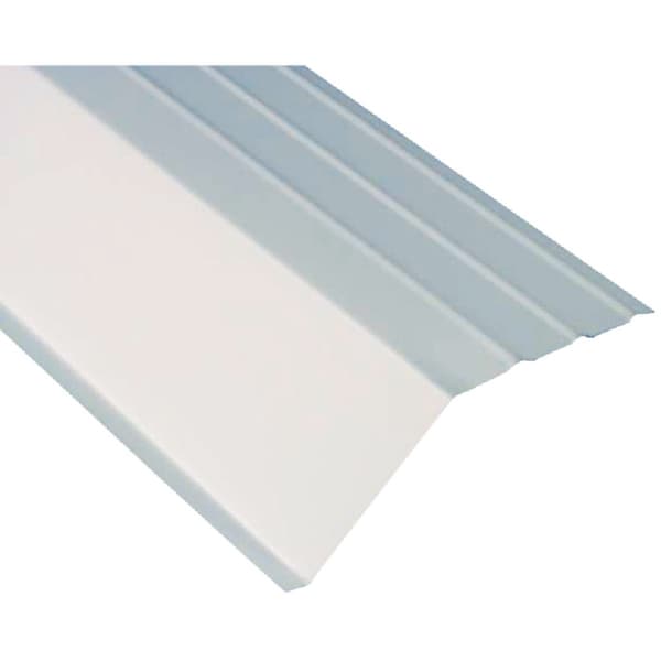 Amerimax Home Products 5'' Galvanized Steel Roof Apron Flashing Wht 5707500120 - main