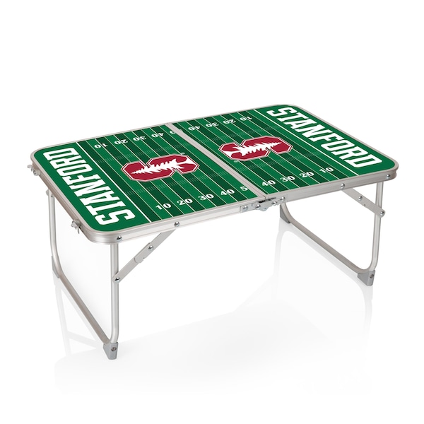 Picnic Time Family Of Brands Stanford Cardinal - Concert Table Mini Portable Table, Charcoal Wood Grain 843-00-141-534-0 - main