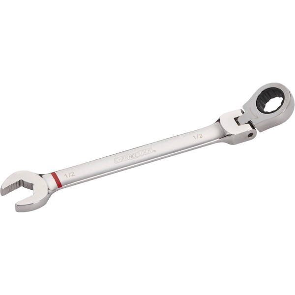 Channellock Standard 1/2'' 12-Point Ratcheting Flex-Head Wrench 317535 - main