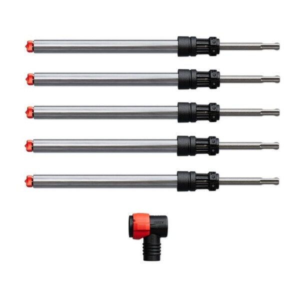 Diablo 1/2 in. x 8 in. x 14 in. AMPED Rebar Demon SDS-Plus 4-Cutter Full Carbide Hammer Drill Bit, 6PK DMAPLA4450-S6 - main