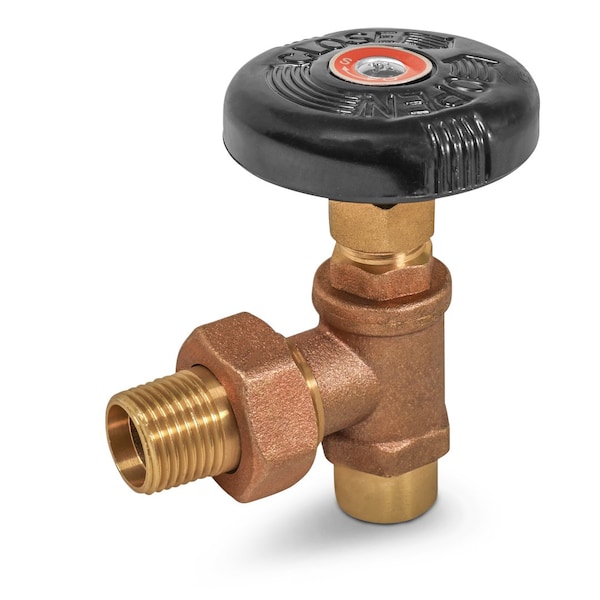Everflow SWTxMale Heavy Duty Hot Water Steam Radiator Valve 3/4" HWV-S034 - main