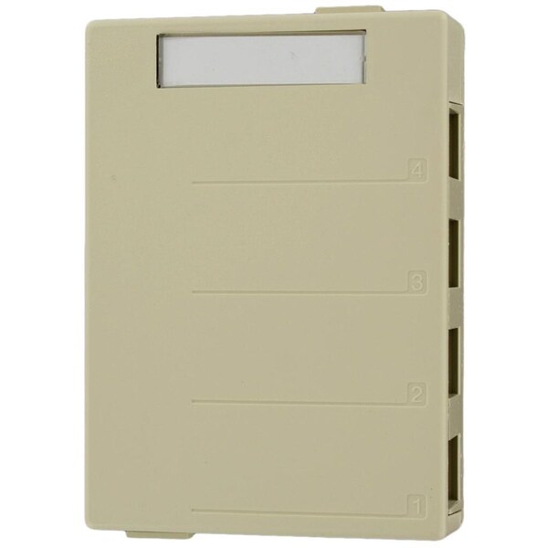 Leviton QuickPort Surface Mount Housing, 4-Port, Ivory 41089-4IP - main