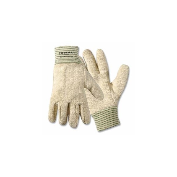 Wells Lamont Jomac Heavy Weight Terry Cloth Heat Resistant Gloves, Loop-Out Terry Cloth, Natural, Medium, 12PK 815-765 - main