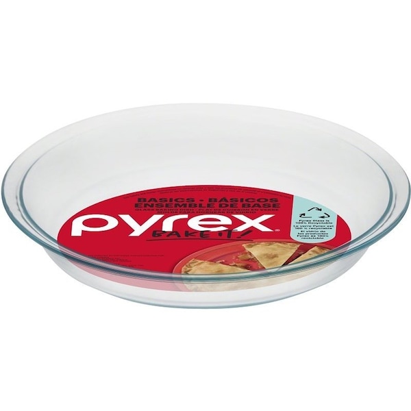 Pyrex PIE PLATE GLASS CLR 9X1-1/4IN 6001003 - main