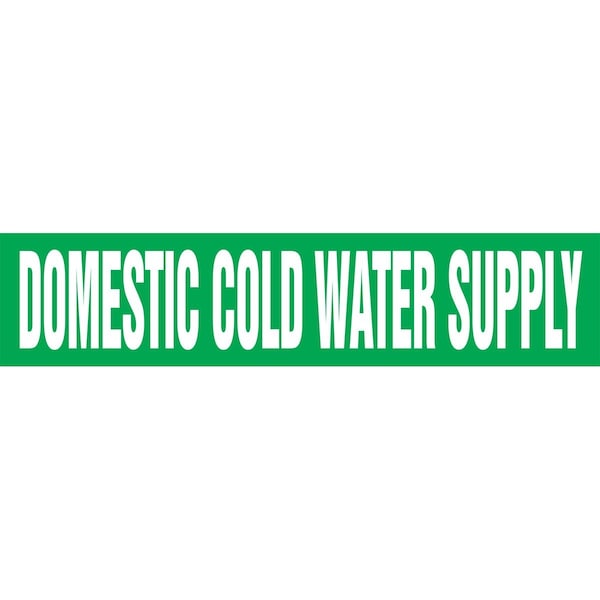 Accuform ASME ANSI PIPE MARKER DOMESTIC RPK275SSH - main