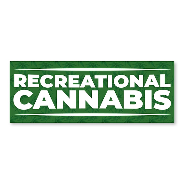 Signmission Recreational Cannabis, 12 Inch, Decal D-12-30418 - main
