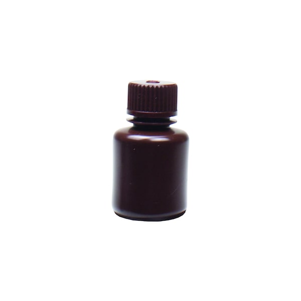 United Scientific Reagent Bottle - Narrow Mouth - 30 ml, Amber, HDPE, 72PK 33424 - main