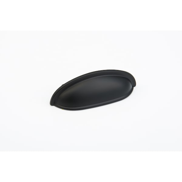 Schaub 4-5/8in Overall; 3in Center to Center Traditional Cup Pull Flat Black Finish 731-FB - main
