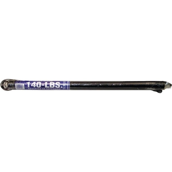 Prime-Line Extension Spring, 1-19/64 in OD, 25 in OAL, Carbon Steel, Galvanized, Loop End, 140 lb GD 12194 - main