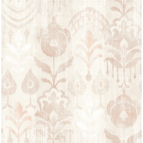 A-Street Prints Pavord Pink Floral Shibori Wallpaper 4122-27014 - main