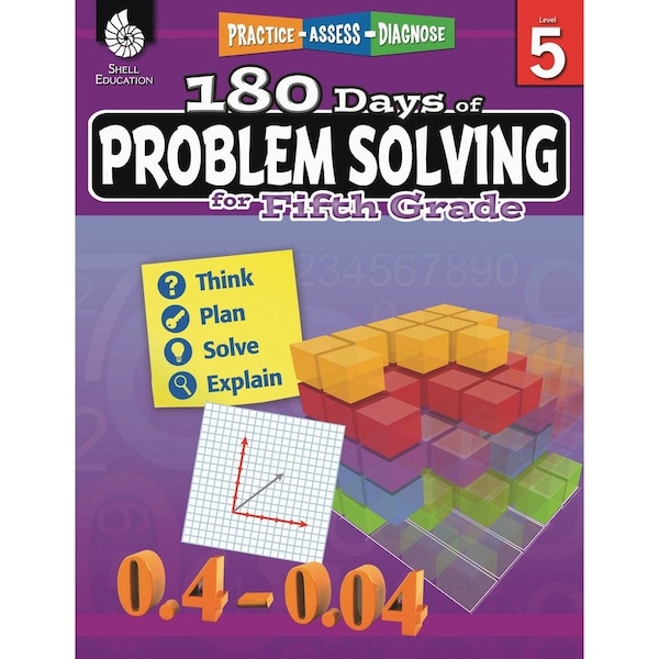 Shell Education One Hundred and Eighty Days of Problem Solving for Fifth Grade 51617 - main
