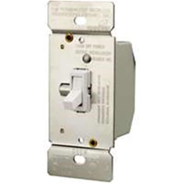 Yhior TI306-W-K 3-Way Toggle Dimmer With Knob, White YH442344 - main