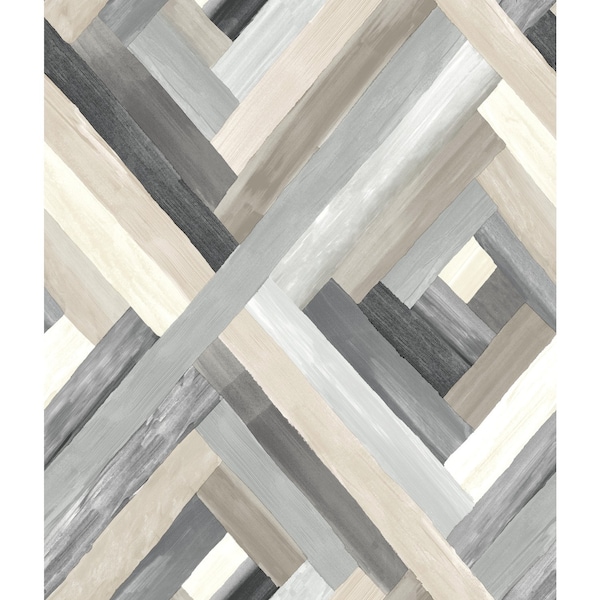 York Wallcoverings Wynwood Geometric Grey Wallpaper UC3834 - main