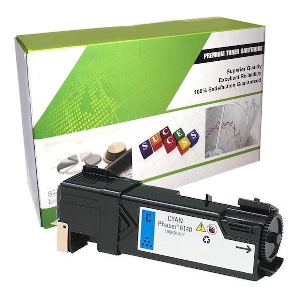 Premium Power Products Xerox Compatible Cyan Toner Ca 106R01477 - main