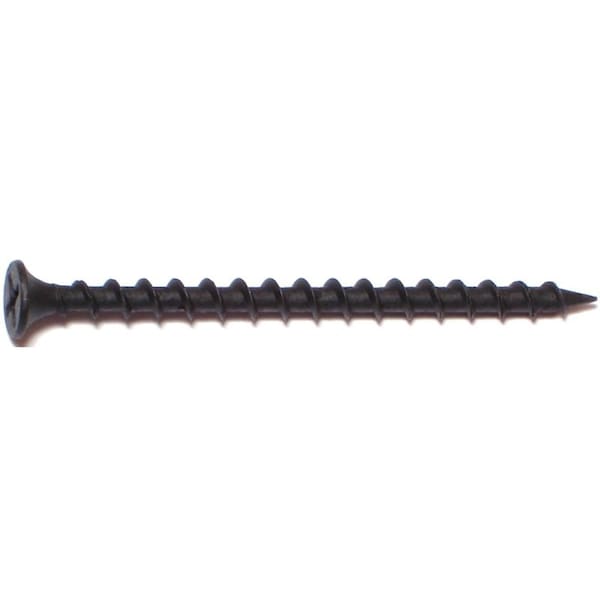 Midwest Fastener Drywall Screw, #6 x 1-5/8 in, Steel, Flat Head 10508 - main