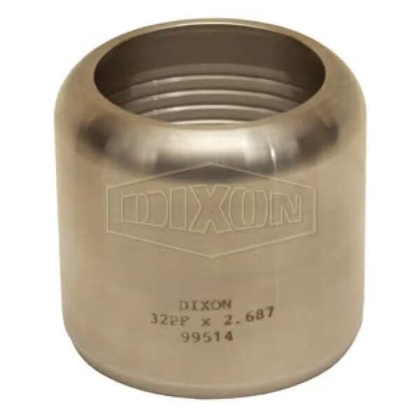 Dixon Internal Expansion Sanitary Flow Chief Ferrule, 2 ID x 2-48/64 to 2-51/64 OD in Nominal, 2-11/16 in 32PFX2.812 - main