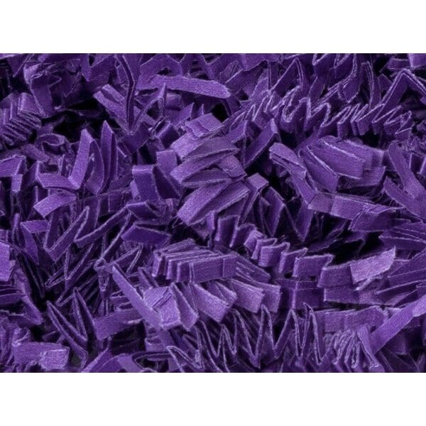 Nashville Wraps Purple Crinkle Cut Shredded Paper, 8 oz Bag ZF08PU - main