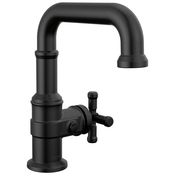 Delta Broderick Single Handle Bathroom Faucet In Matte Black 587SH-BL-DST - main